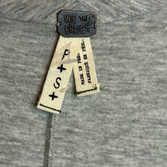 NWOT Free People Fantasy Cowl Neck Tee - Picture 4 of 7